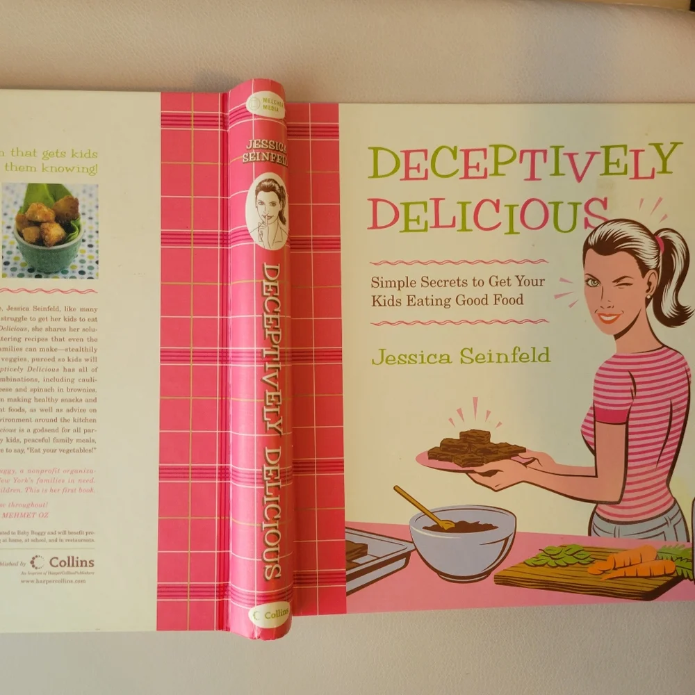 Deceptively Delicious Cookbook ~ Jessica Seinfeld ~ Kid's Menus ~ VGUC ~ FINAL